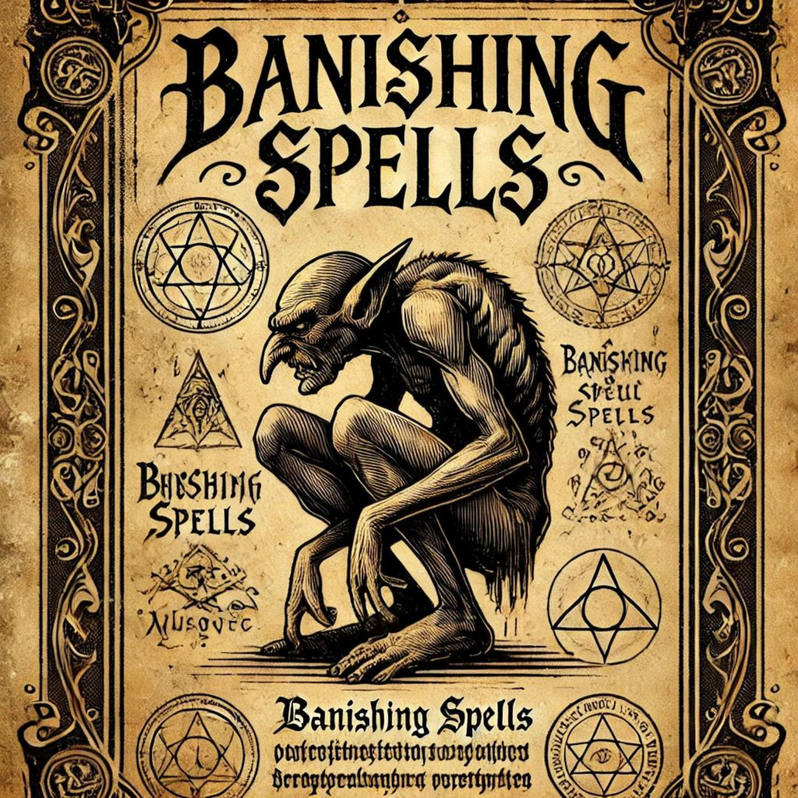 Banishing Spells Bundle | Wicca Magic Book of Shadows Pages | Spellbook, Grimoire & Witchcraft Spells Kit