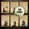 500 Grimoire Pages Bundle | Witchcraft Book of Shadows | Printable Wicca, Pagan Rituals, Witchy Journal, Magic BOS Pages