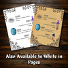 Witch's Crystal Guide: Wicca Grimoire Pages for Beginners | Book of Shadows, Occult Crystals, Printable Spell Book