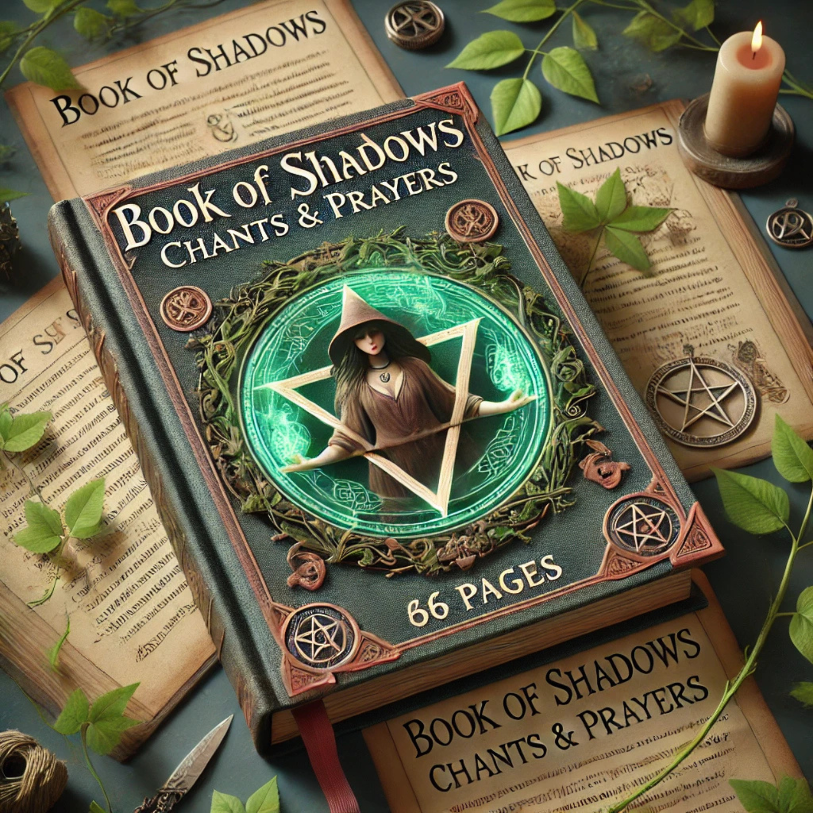 Secret Witchcraft Chants, Grimoire Pages, Printable Book of Shadows, Wiccan Chants, Incantations, Pagan Rituals, Beginner Witch BOS Pages