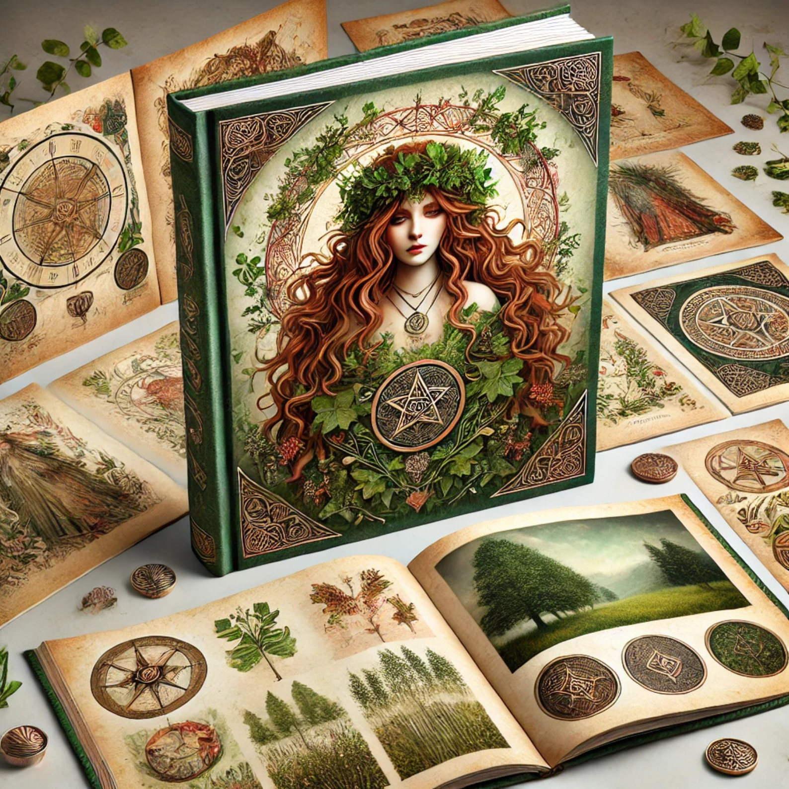 Secret Celtic Magic Grimoire Pages, Wiccan Witchcraft, Book of Shadows, Celtic Rituals, Pagan Witchy BOS Pages