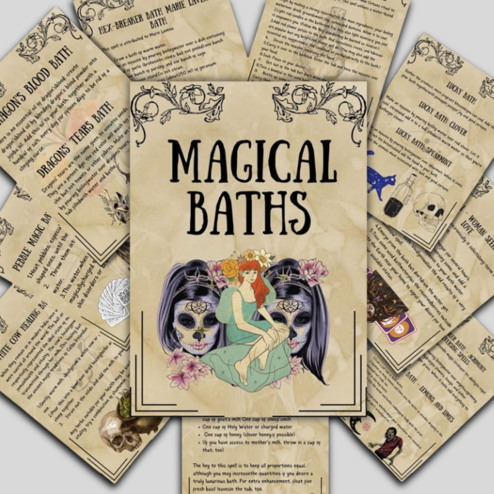 Ultimate Guide to Magical Baths: Rare Witchy Spells for Your Book of Shadows