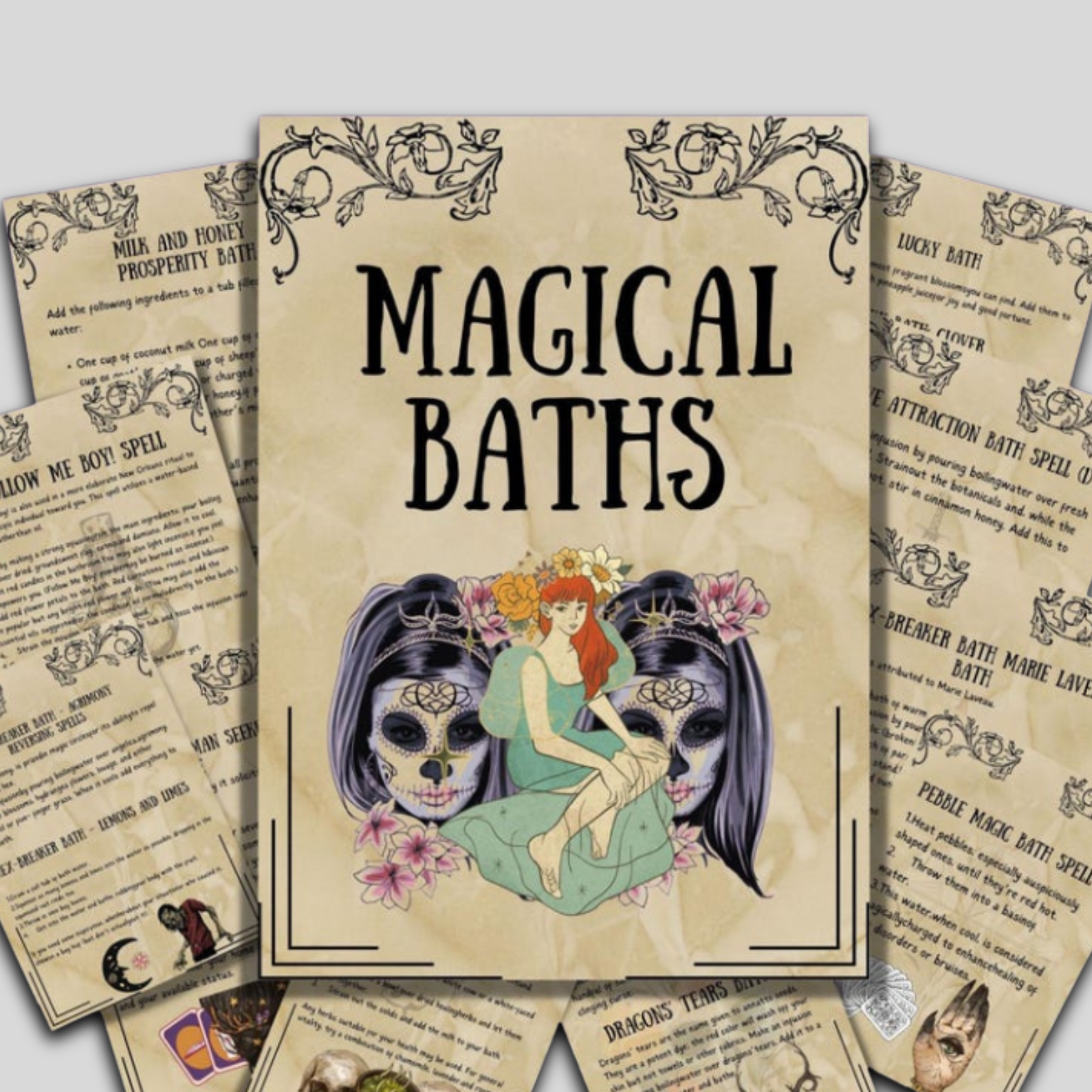 Ultimate Guide to Magical Baths: Rare Witchy Spells for Your Book of Shadows