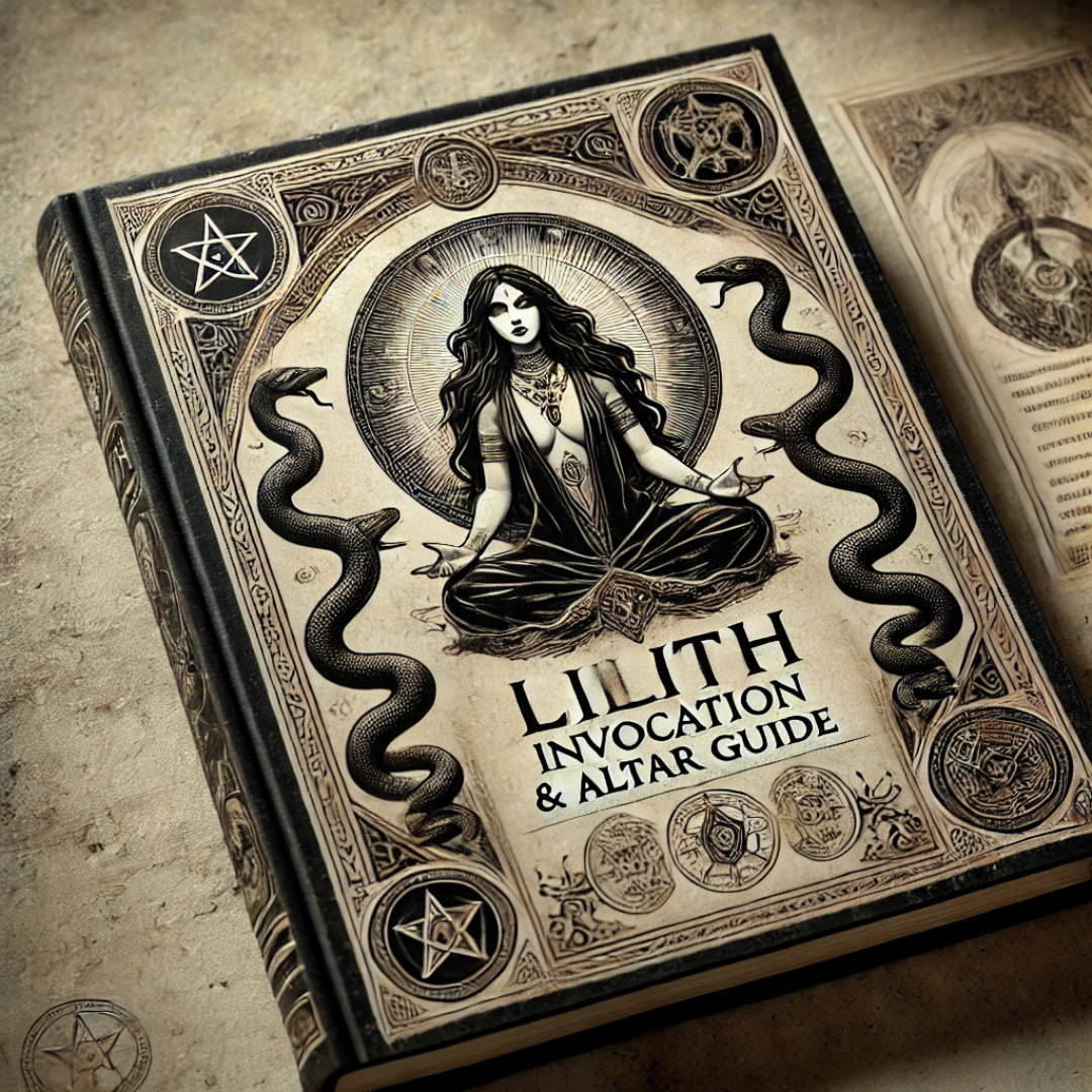 Lilith Altar Guide: Grimoire Pages for Prayer, Invocation, and Dark Goddess Magic Rituals in Wicca