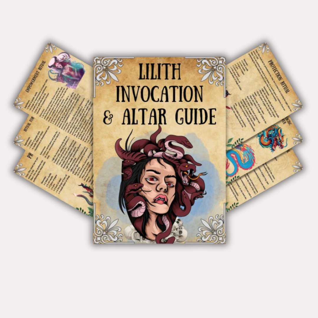 Lilith Altar Guide: Grimoire Pages for Prayer, Invocation, and Dark Goddess Magic Rituals in Wicca