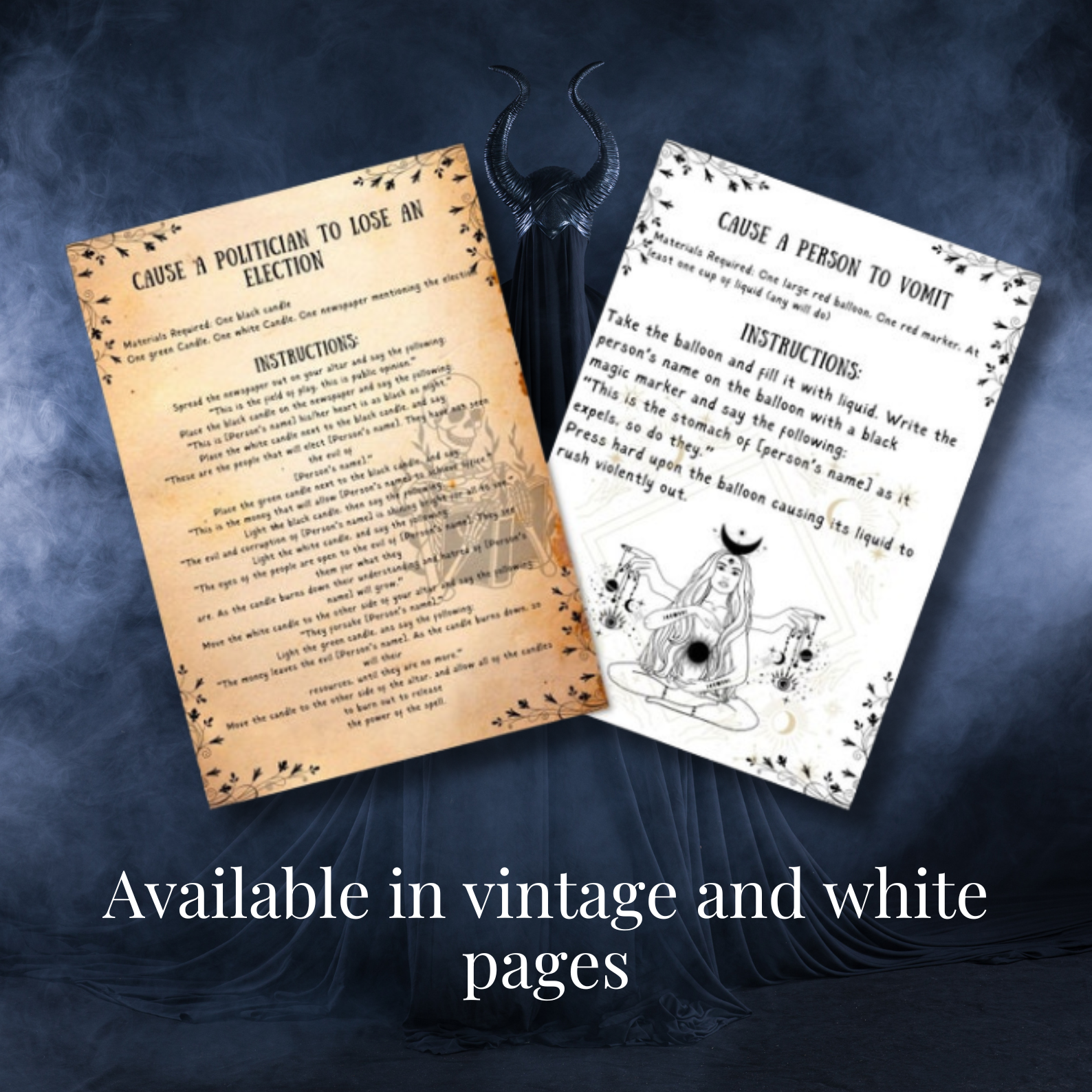 Greatest Necromancy Spells Pages, Witchcraft Grimoire, Book of Shadows Pages, Rituals, Occult, Pagan, Spirit Summoning