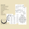 2025 Tarot Reader Planner | Moons Lunar Planner | Monthly Readings | Daily Readings | New & Full Moon Readings | Astrology Planner | Printable Ebook | Printable PDF